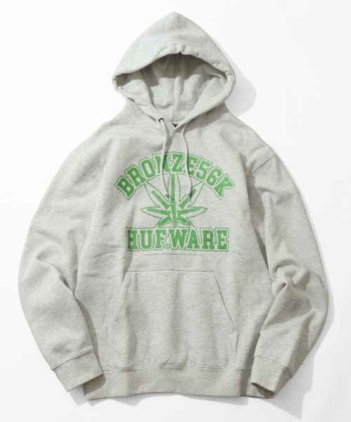 【希少】HUF 薄手パーカー HUF パーカー 「HUF/ハフ」HUF × BRONZE PLANTWARE P/O HOODIE