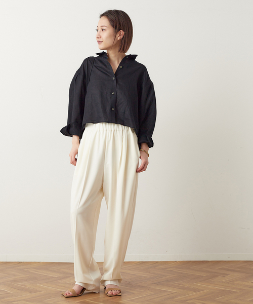 「journal standard L'essage」 長袖シャツ FREE レモンイエロー レディース_画像4