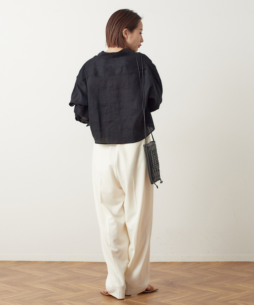 「journal standard L'essage」 長袖シャツ FREE レモンイエロー レディース_画像5