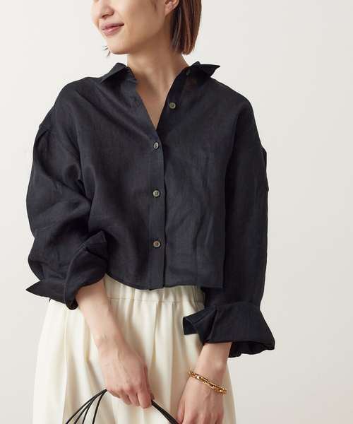 「journal standard L'essage」 長袖シャツ FREE レモンイエロー レディース_画像7