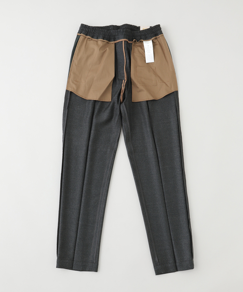 スラックス BRIGLIA(ブリリア) Wimbledon Saxony イージーパンツ