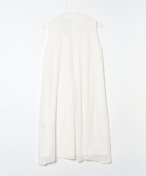 「GOUT COMMUN」 ノースリーブワンピース 38 ホワイト レディース_画像2