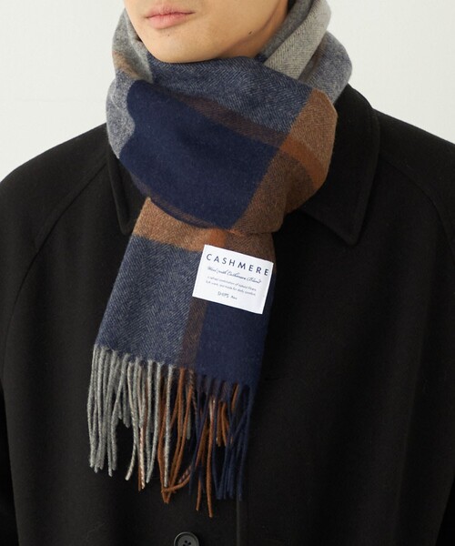✨ウールマフラー 30×182cm SHIPS Colors（シップスカラーズ） マフラー SHIPS Colors:カシミヤ
