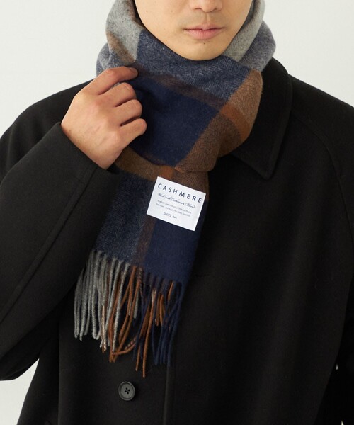 SHIPS Colors（シップスカラーズ） マフラー SHIPS Colors:カシミヤ