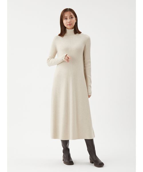 Mila Owen（ミラオーウェン） ワンピース タートルネックリブニット