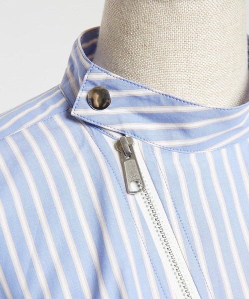 gomme（ゴム） ブラウス シャツ ジップブラウス レディース メンズ