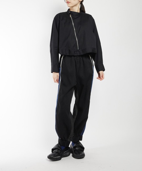 gomme（ゴム） ブラウス シャツ ジップブラウス レディース メンズ