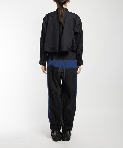 gomme（ゴム） ブラウス シャツ ジップブラウス レディース メンズ