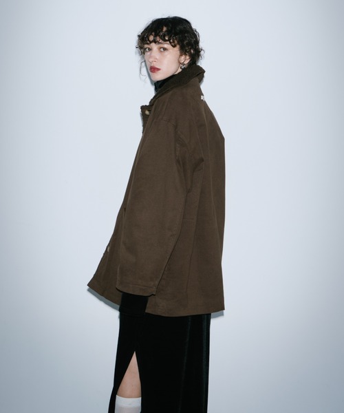 HANNE カバーオール ボアライナーカバーオールジャケット レディース