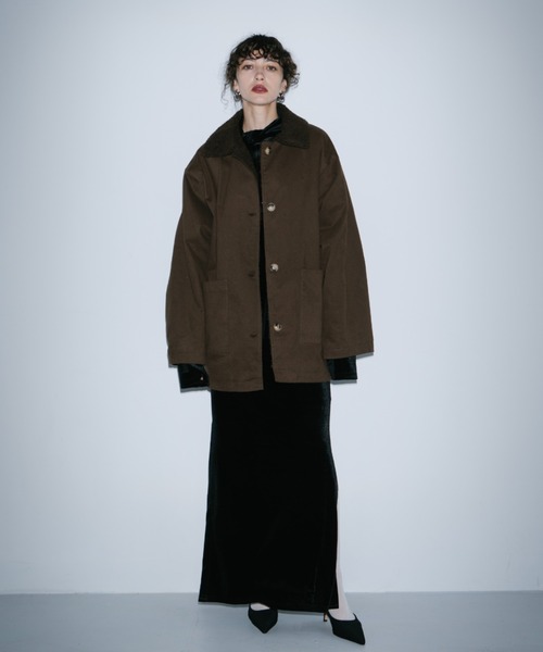 HANNE カバーオール ボアライナーカバーオールジャケット レディース