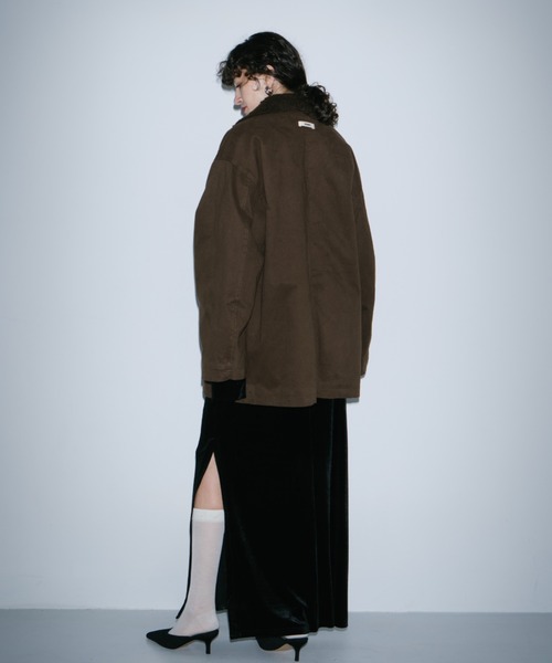 HANNE カバーオール ボアライナーカバーオールジャケット レディース