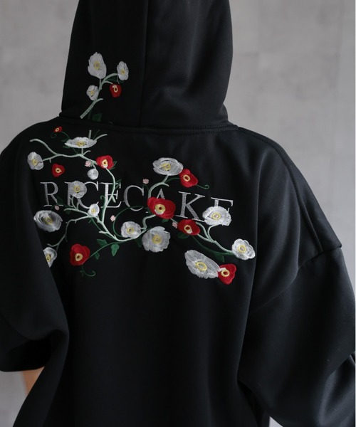 「CREARE -LINO-」 プルオーバーパーカー MEDIUM ブラック レディース_画像3