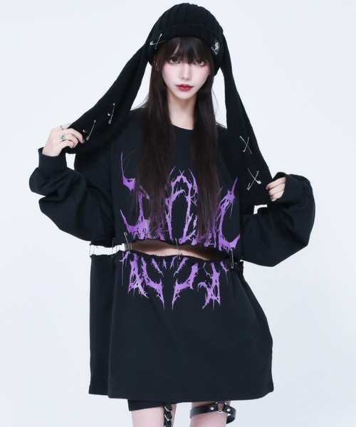 REFLEM（レフレム） スウェットカットソー FREE ブラック レディース