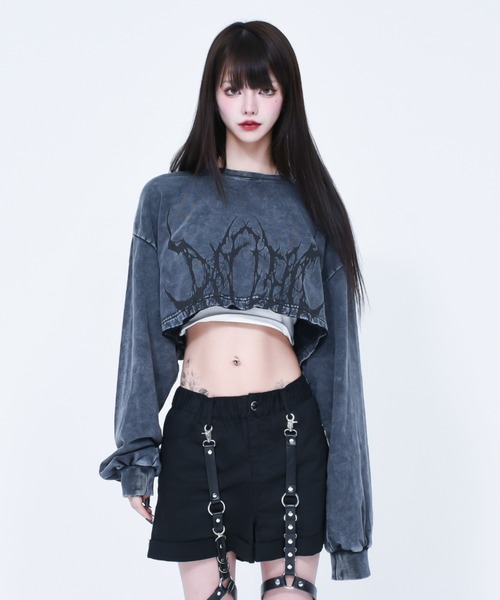 REFLEM（レフレム） スウェットカットソー FREE ブラック レディース