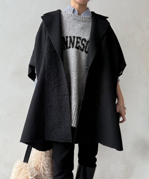 DouDou（ドゥドゥ） コート アウター 「WEB限定」リバーシブルボア