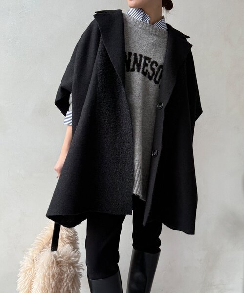 DouDou（ドゥドゥ） コート アウター 「WEB限定」リバーシブルボア