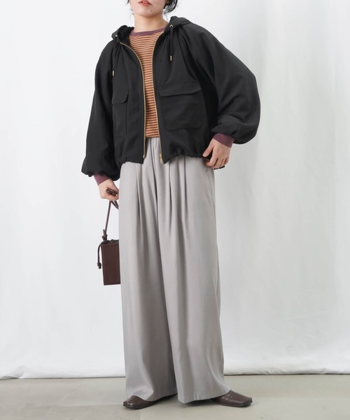 「LUCA/LADY LUCK LUCA」 ブルゾン FREE ブラック レディース_画像7