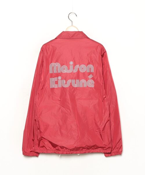 MAISON KITSUNE（メゾン キツネ） コーチジャケット S レッド メンズ 