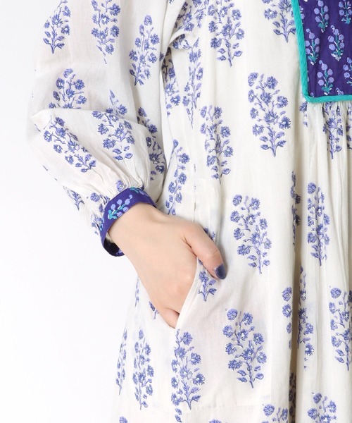 NE QUITTEZ PAS! 「NE PAS!」 長袖ワンピース 38 ホワイト レディース