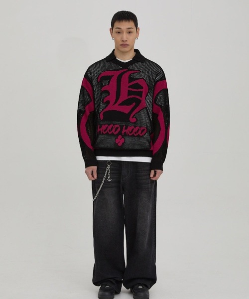 HOODHOOD ワイドパンツ ジーンズ デニム デニムパンツ 「UNISEX