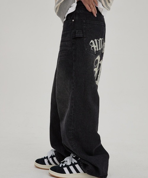 HOODHOOD ワイドパンツ ジーンズ デニム デニムパンツ 「UNISEX