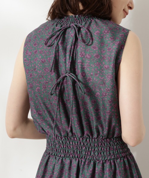 「N.(N. Natural Beauty Basic)」 ノースリーブワンピース MEDIUM ブラック系その他 レディース_画像4