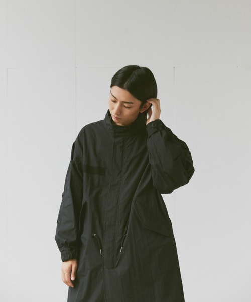 「flaner」 ピーコート FREE ブラック レディース_画像2