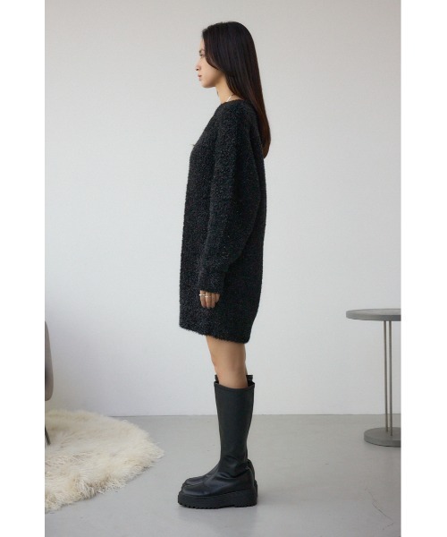 AZUL BY MOUSSY（アズールバイマウジー） ワンピース ラメシャギー