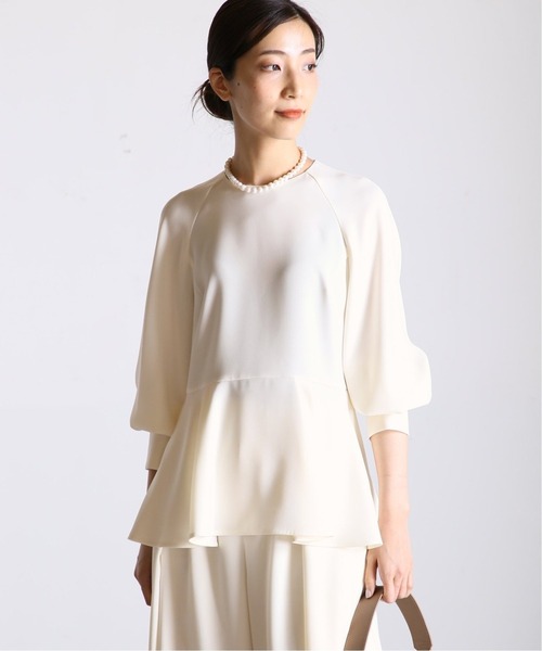 「VERMEIL par iena」 長袖ブラウス - ブラック レディース_画像8