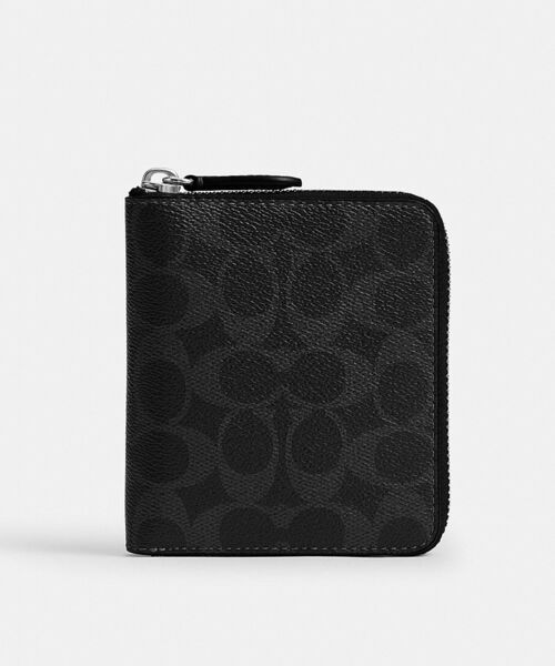 COACH財布 COACH® AD | Medium Corner Zip Wallet In Signature Jacquard