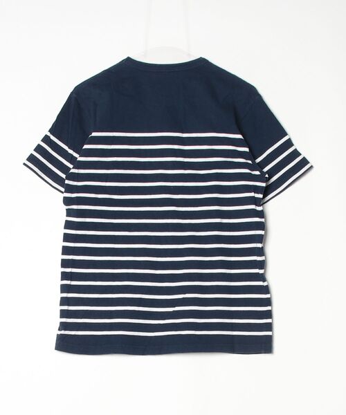 Lee（リー） ボーダー柄半袖Tシャツ M ネイビー レディース : ZOZOTOWN