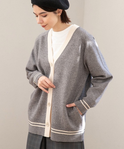 niko and…（ニコアンド） カーディガン FREE グリーン レディース