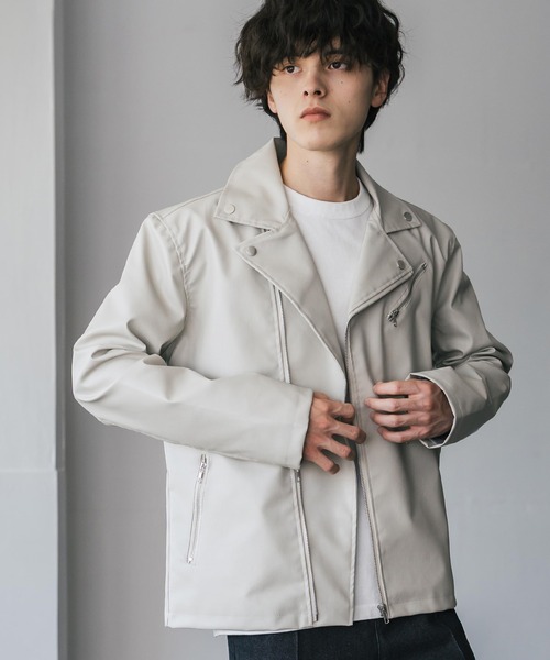 「Rocky Monroe」 ライダースジャケット X-LARGE ブラック メンズ_画像3