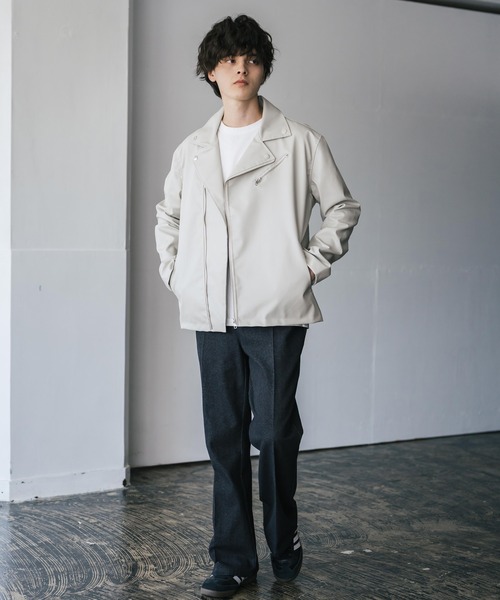 「Rocky Monroe」 ライダースジャケット X-LARGE ブラック メンズ_画像4