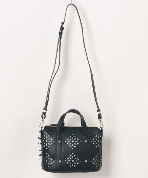 genten ゲンテン　カゴバッグ 2way ショルダーバッグ　レザー genten（ゲンテン） ショルダーバッグ バッグ ゴートベーシック 2WAY