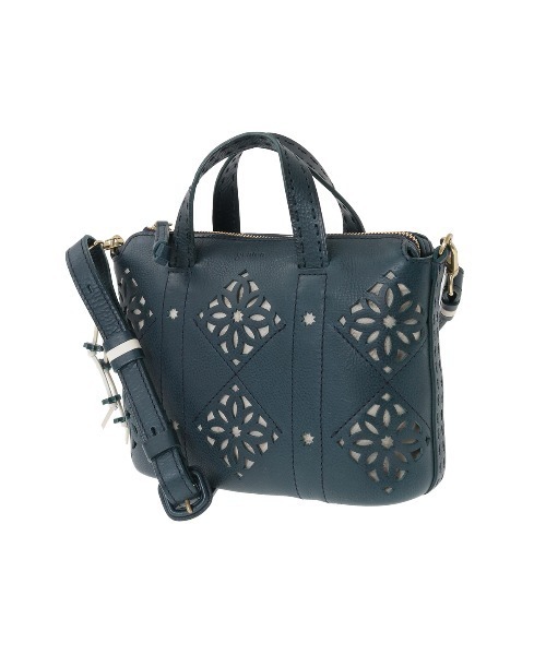 genten（ゲンテン） ショルダーバッグ バッグ アーガイルカットワーク