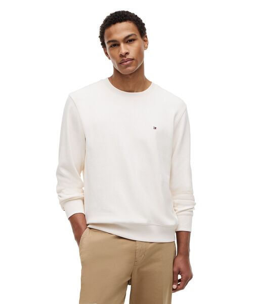 トミーヒルフィガー 防風クルーネックスウェット【L寸】ホワイト thma554 TOMMY HILFIGER（トミー・ヒルフィガー） トミーヒルフィガーゴルフ