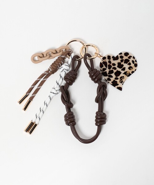 VIOLAd'ORO（ヴィオラドーロ） キーホルダー 「VIOLAd'ORO」レオパード