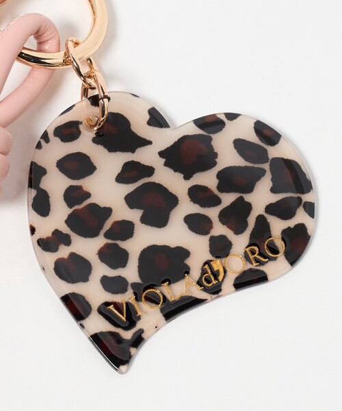 VIOLAd'ORO（ヴィオラドーロ） キーホルダー 「VIOLAd'ORO」レオパード