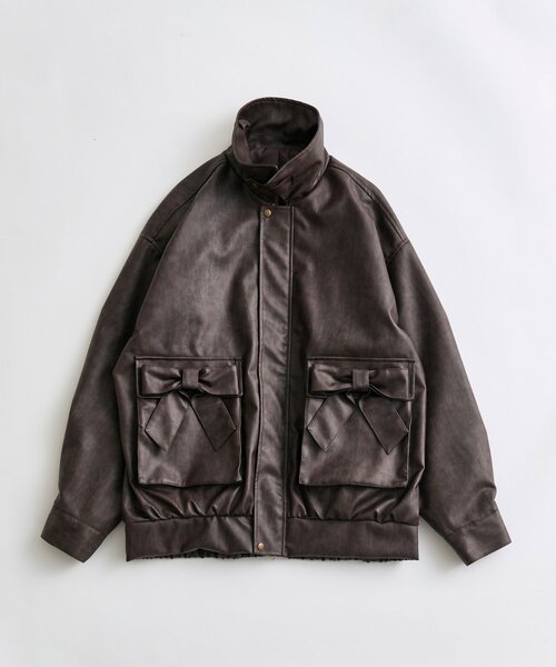 OLIVE des OLIVE（オリーブデオリーブ） レザージャケット ライダース