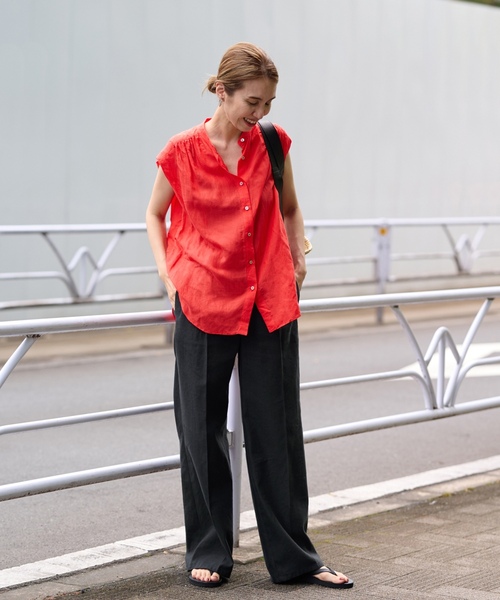 「FRAMeWORK」 パンツ 40 ホワイト レディースの画像