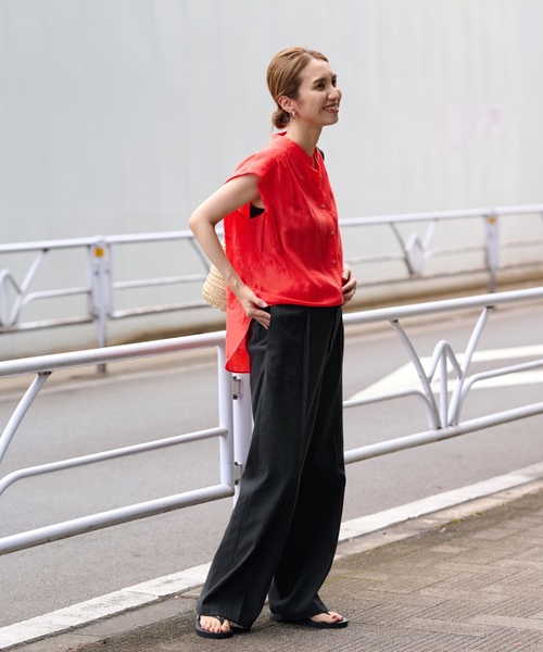 「FRAMeWORK」 パンツ 40 ホワイト レディースの画像