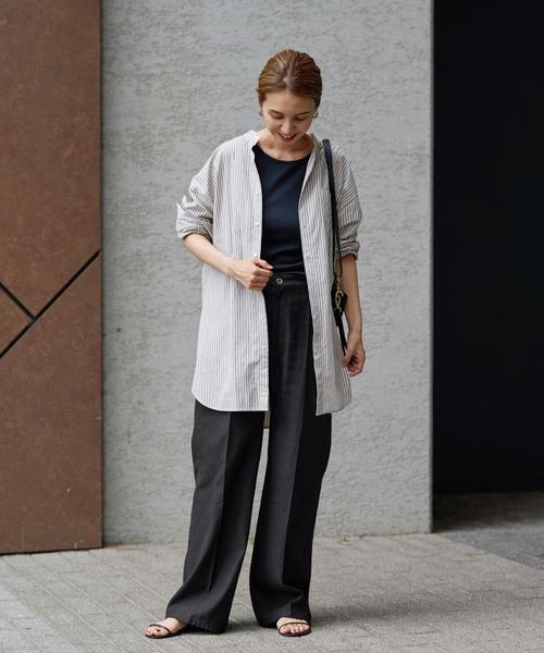 「FRAMeWORK」 パンツ 40 ホワイト レディースの画像