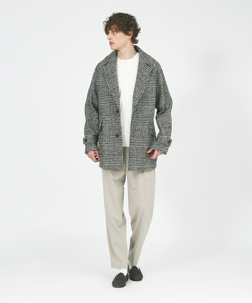 「DESIGNWORKS」 ステンカラーコート 44 ベージュ メンズ_画像2