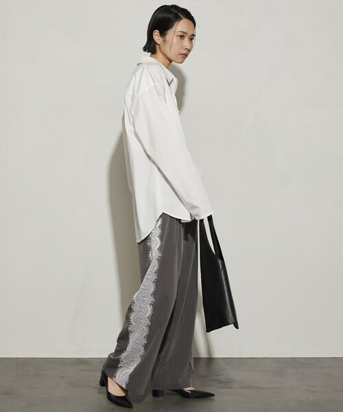 「Firsthand」 スラックス S ダークネイビー レディース_画像2