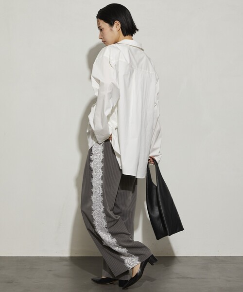 「Firsthand」 スラックス S ダークネイビー レディース_画像7