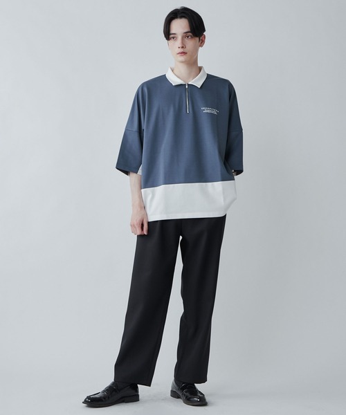「LUCY」 半袖Tシャツ MEDIUM ブルー メンズ_画像2