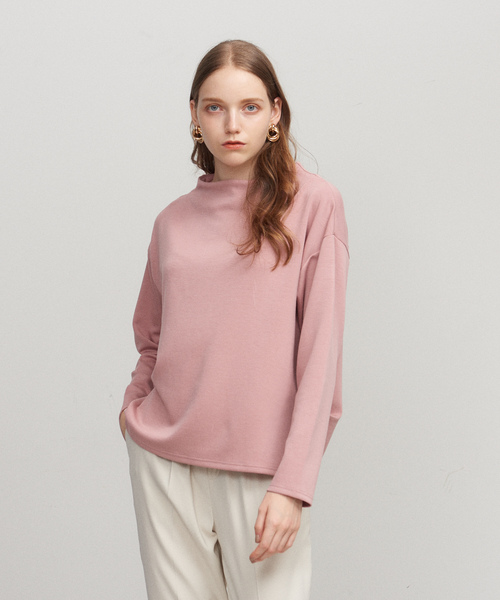 「abahouse mavie」 「ABAHOUSE ecru」長袖カットソー フリー チャコールグレー レディース_画像6