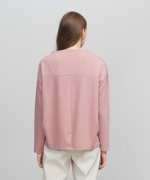 「abahouse mavie」 「ABAHOUSE ecru」長袖カットソー フリー チャコールグレー レディース_画像9