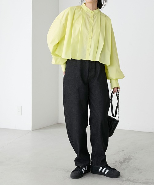 「BONLECILL」 長袖ブラウス FREE イエロー レディース_画像6